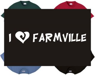 Shirt Tank I Love Farmville Gaming Internet Farming