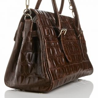 Timeless by Naeem Khan Leather Selma Large Satchel