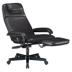 Black Power Rest Executive Recliner Office Desk Chair