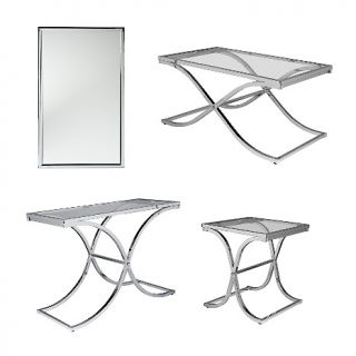 Home Furniture Accent Furniture Tables Vogue Chrome End Table