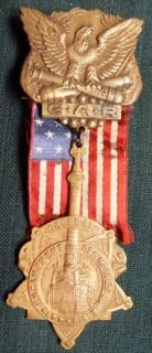 Civil War Veteran Gar Iowa Encampment Medals 1917 1918 