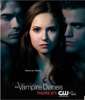 Hot TV Play Vampire Diaries Elena Vervain Silver Pretty Crystal