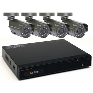 192 000 q see q see security 500gb hdd dvr system with 4 cmos cameras