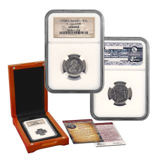 El Cazador NGC Certified 1 Real Silver Coin
