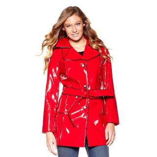 192 728 luxe by irina patent trench with print lining rating 13 $ 39