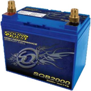 SOUND QUEST SQB2000 POWER BATTERY AGM DESIGN ENERGY CELL W/ REMOVABLE