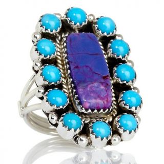 188 583 chaco canyon southwest jewelry blue and purple turquoise