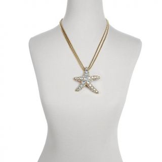 Real Collectibles by Adrienne® Jeweled Sea Star Pendant with 2 at