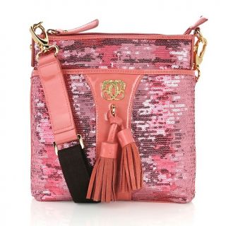 212 659 sharif sharif printed sequin adjustable crossbody note