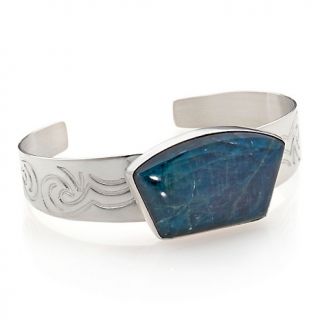 213 884 mine finds by jay king apatite etched sterling silver cuff