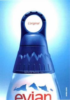 Evian Postcard Spring Water Nomad Mountain Top Bottle