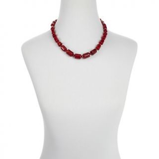 Jay King Red Sea Bamboo Coral Beaded 18 Necklace