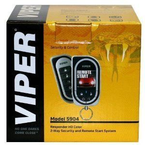 Viper 5904 HD Color Alarm and Remote Starter 1 Mile Paging Car