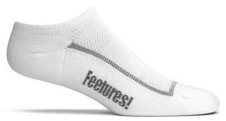 Feetures Socks Original White No Show 1P