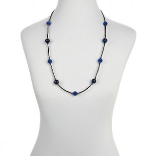 Sonoma Studios Hematite, Agate and Pavé Crystal Bead 30 Necklace
