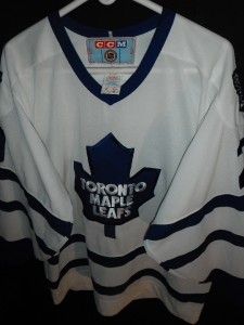 Mens M Vtg EC Toronto Maple Leafs Felix The Cat Potvin Hockey Jersey