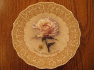 Diana A Rose Everlasting Bradford Exchange England Collector First