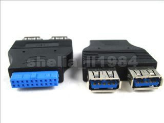 Ports USB 3 0 A Female Port Hub to Motherboard 20pin Header Adapter