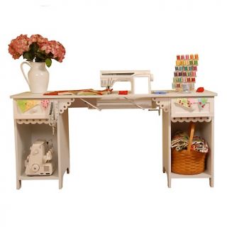 208 427 arrow arrow olivia sewing table white rating be the first to