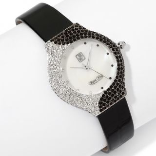 361 225 victoria wieck yin yang crystal leather strap watch note