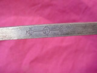 Antique J H Lau Co NY Fencing Foil Epee Sword 1900 10
