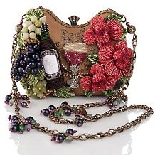 mary frances bead embellished wine evening bag $ 289 90