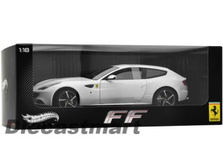Hotwheels Elite W1119 1 18 Ferrari FF New Diecast Model Car White