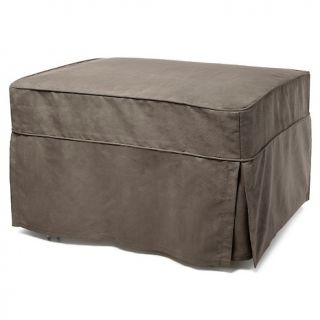 222 720 convertible ottoman with mattress and slip cover gray note