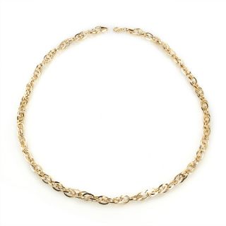 222 893 technibond oval multilink interlocking 18 chain necklace