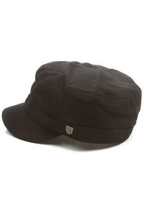 Brixton The Busker Hat in Black Herringbone