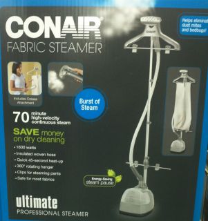 Conair Fabric Garment Clothes Steamer Professional Quality Her Lady