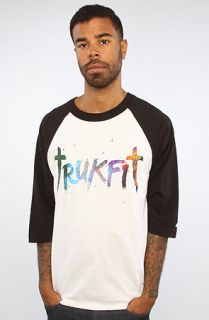 TRUKFIT The Galaxy Raglan in White Concrete