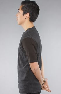 Brixton The Lewis Henley in Charcoal Black