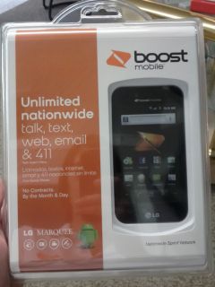 BRAND NEW* LG MARQUEE (Boost Mobile) Smartphone SECURE FAST SHIP /w