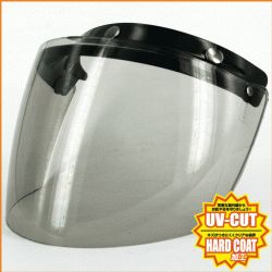 Visor Shield Face Mask UV Light Black Smoke Lens Glass for Helmet HJC