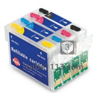 Refillable Ink Cartridges for Epson NX420 Workforce 633