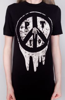 Petals and Peacocks PTFO Tee in Black