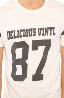 Delicious Vinyl Delicious87 Football Jersey ivoryblack