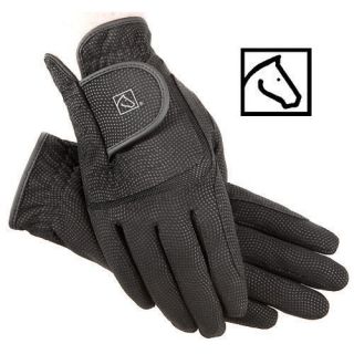 SSG Digital Riding Gloves Black Sizes 6 7 7 5