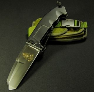 Extrema Ratio Black RAO Folder Knife & Sheath EXRRAO BLK NEW
