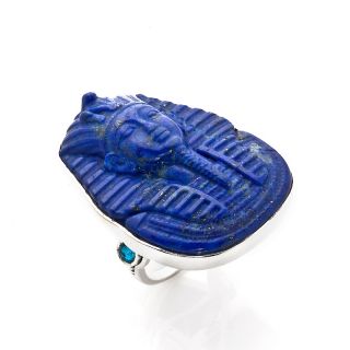 223 523 sajen carved lapis and gemstone pharaoh ring rating be the