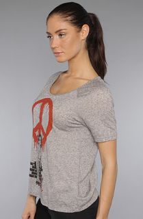 Obey The Pinup Peace Tee in Heather Gray