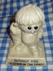 vintage 1970 wallace russ berrie co inc figure without you i m down in