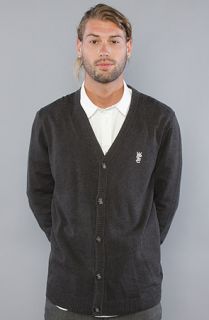 WeSC The Borik Cardigan in Black Melange