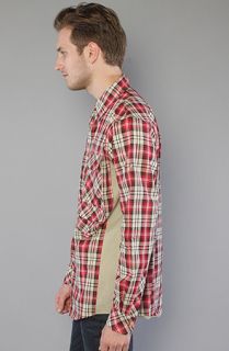 RockSmith The Bushwick Safari Buttondown Shirt in Red Khaki