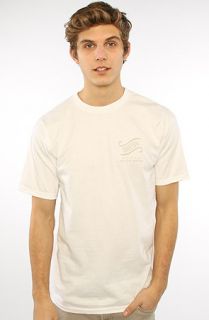 Brixton The Surge Tee in White Concrete