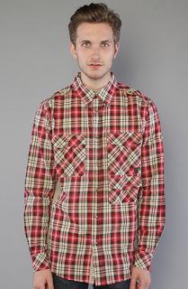 RockSmith The Bushwick Safari Buttondown Shirt in Red Khaki