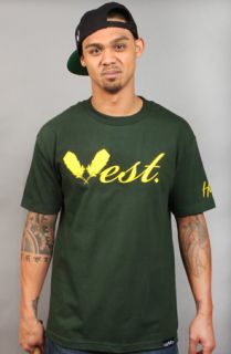 Halloway West Tee GreenYellow Concrete