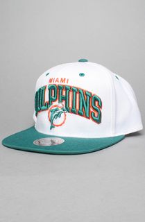 Mitchell & Ness The White Arch Snapback Hat in White Green  Karmaloop