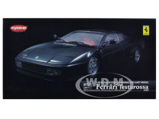1989 Ferrari Testarossa Black High End Version 1 18 by Kyosho 08425